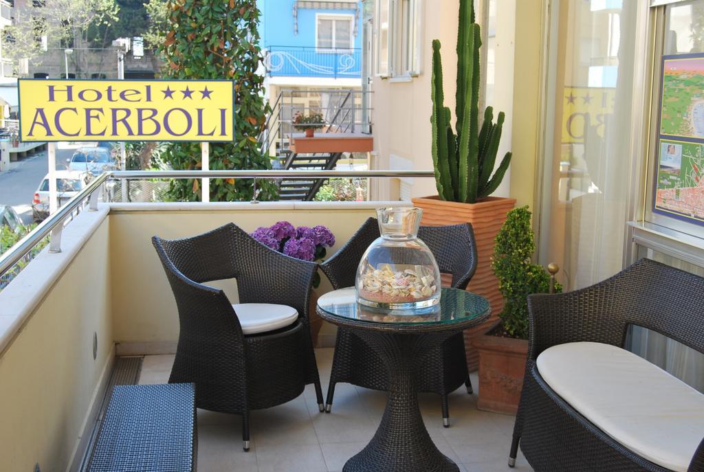 Hotel Acerboli Rimini Exteriör bild